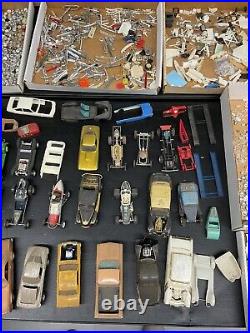 Giant Vintage Model Kit Parts Bodies Lot THOUSANDS Of Pieces MPC Johan Amt