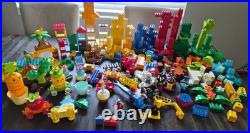 HUGE LOT LEGO DUPLO BULK 500 pcs LARGE BUILDING BRICKS with rare & vintage parts