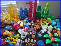 HUGE LOT LEGO DUPLO BULK 500 pcs LARGE BUILDING BRICKS with rare & vintage parts