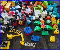 HUGE LOT LEGO DUPLO BULK 500 pcs LARGE BUILDING BRICKS with rare & vintage parts