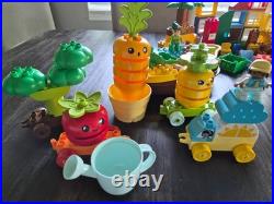 HUGE LOT LEGO DUPLO BULK 500 pcs LARGE BUILDING BRICKS with rare & vintage parts