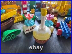 HUGE LOT LEGO DUPLO BULK 500 pcs LARGE BUILDING BRICKS with rare & vintage parts