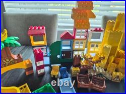 HUGE LOT LEGO DUPLO BULK 500 pcs LARGE BUILDING BRICKS with rare & vintage parts