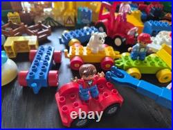 HUGE LOT LEGO DUPLO BULK 500 pcs LARGE BUILDING BRICKS with rare & vintage parts