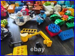 HUGE LOT LEGO DUPLO BULK 500 pcs LARGE BUILDING BRICKS with rare & vintage parts