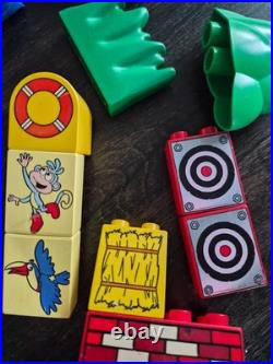 HUGE LOT LEGO DUPLO BULK 500 pcs LARGE BUILDING BRICKS with rare & vintage parts