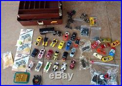 Huge Lot Of 20 Vintage Afx Aurora Ho Scale Slot Cars + Bodies + Parts Lot