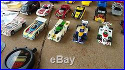 Huge Lot Of 20 Vintage Afx Aurora Ho Scale Slot Cars + Bodies + Parts Lot