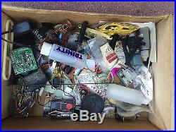 HUGE LOT of VINTAGE RC-10 ASSOCIATED WHEELS FUTABA CONTROLLERS GOLD PAN PARTS