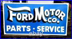 Hand Painted FORD MOTOR Co. Car Truck Auto Parts Service Dealership Hotrod Sign Hand Painted FORD MOTOR Co. Car Truck Auto Parts Service Dealership Hotrod Sign