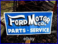 Hand Painted FORD MOTOR Co. Car Truck Auto Parts Service Dealership Hotrod Sign Hand Painted FORD MOTOR Co. Car Truck Auto Parts Service Dealership Hotrod Sign
