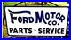 Hand-Painted-Vintage-FORD-MOTOR-CO-Parts-Service-36-SIGN-Truck-Car-Shop-Auto-01-frk