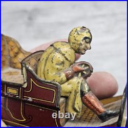 Hess Flirt Touring Car Vintage 1910s-1920s Tin Toy PARTS REPAIR