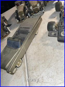 Hong Kong Made Vintage Radio Car Metal and Plastic Nonworking 6- 10in. Long