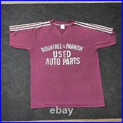 Hot Rod Shirt 1970s vintage Car Parts Auto racing California Pit Crew Junk Yard