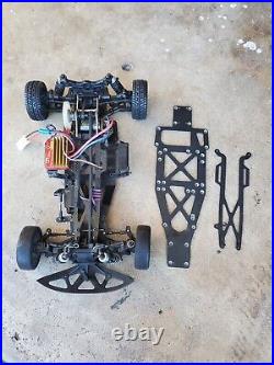 Hpi Rs4 Belt Driven Electric Vintage RC Car (SELLING AS IS) FOR PARTS OR REPAIR