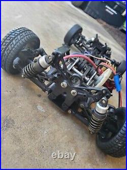 Hpi Rs4 Belt Driven Electric Vintage RC Car (SELLING AS IS) FOR PARTS OR REPAIR