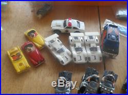 Huge Col Of Vtg Ho Slot Cars/part/accesseies. Aurora, Tyco Afx Ideal. 40 % Today