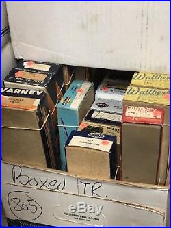 Huge Lot 62 Cases Of Vintage HO SCALE, Trains- Engines, cars, Parts MUST SEE