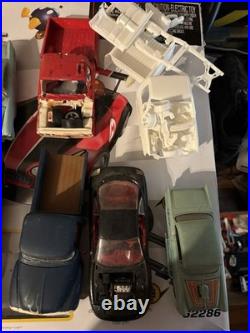 Huge VTG Model Car Kit Mixed Junkyard Lot Some Built Parts Accessories Hot Rod