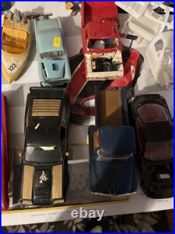 Huge VTG Model Car Kit Mixed Junkyard Lot Some Built Parts Accessories Hot Rod