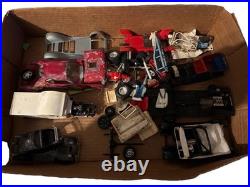 Huge VTG Model Car Kit Mixed Junkyard Lot Some Built Parts Accessories Hot Rod