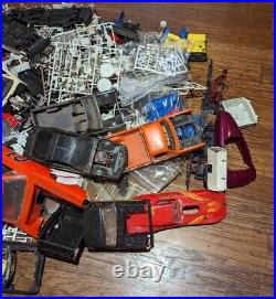 Huge VTG Model Kit Auto Wreck Junkyard Parts Galore Lot All Types of Cars 8lbs