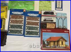 Huge Vintage Lot Model Train Parts Tracks Locomotives Cars Accessories HO+ Huge Vintage Lot Model Train Parts Tracks Locomotives Cars Accessories HO+