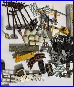 Huge Vintage Lot Model Train Parts Tracks Locomotives Cars Accessories HO+ Huge Vintage Lot Model Train Parts Tracks Locomotives Cars Accessories HO+