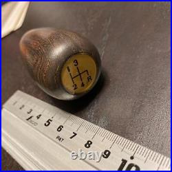 Japanese vintage car parts Shift knob made of wood 4MT M8? P1.25 genuine