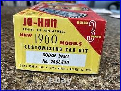 Jo-han 1960 Dodge Dart Ht Original Mint Kit! Super Rare! Circa 1960! Vmcp