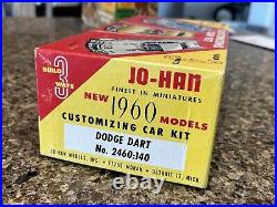 Jo-han 1960 Dodge Dart Ht Original Mint Kit! Super Rare! Circa 1960! Vmcp