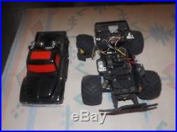 Job lot of vintage rc including tamiya ford truck & remotes & parts plus a car