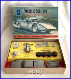 K&B Porsche 906/916 Slot Car Model 1/24 VTG Open Box-Sealed Parts Compl. WithInstr