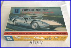 K&B Porsche 906/916 Slot Car Model 1/24 VTG Open Box-Sealed Parts Compl. WithInstr