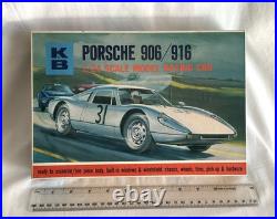 K&B Porsche 906/916 Slot Car Model 1/24 VTG Open Box-Sealed Parts Compl. WithInstr