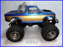 Kyosho Big Boss Brute RC Truck 2 vintage for parts or repair with Futaba Sport