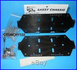 Kyosho Big Brute Sassy Chassis Carbon Fiber Chassis Plate Set NIP Vintage RC