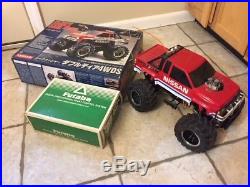 Kyosho Double Dare Vintage monster truck withbox. 4 wheel steer, dual motor, RTR