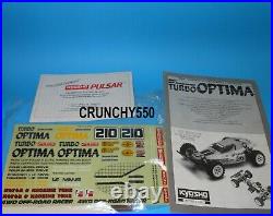 Kyosho Turbo Optima 1987 Kit #3130 1/10 Off Road Buggy 240S Vintage RC Part