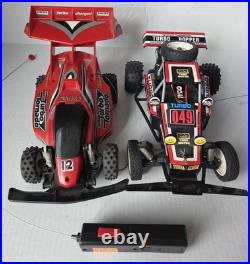 LOT 2 Vintage 80s RC Cars TYCO Hopper, NIKKO Tornado Buggy Untested or For Parts