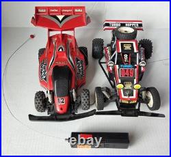 LOT 2 Vintage 80s RC Cars TYCO Hopper, NIKKO Tornado Buggy Untested or For Parts