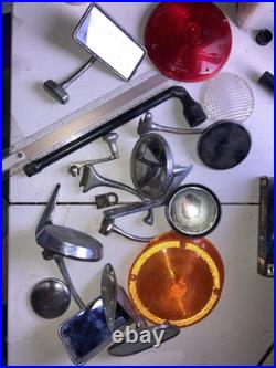 LOT of MIXED 1960s-70s Cars Trucks Parts Mirrors Ford Chevy FOR PARTS ONLY SALE