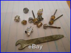 Large Collection Of Vintage Aurora Ho Slot Car Parts/chassis. Many Key Parts