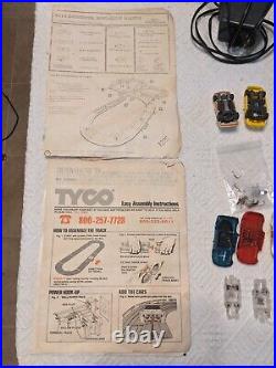Large Lot of Vintage Tyco HO Slot Cars (5 Running), Tracks, & Parts (Plus Extras)