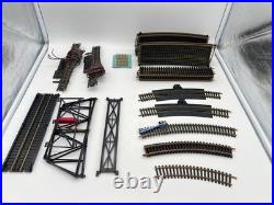 Large Vintage HO Scale Train Lot Cars Track Transformers Bridges Parts Untested