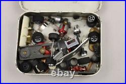 Lot 10 Vintage Aurora AFX HO Slot Cars Jackie Stewart Can-Am Lola & More + Parts