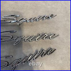 Lot 3 Vtg 1966 1967 Ford Country Squire Quarter Panel Emblem Car Logo Part