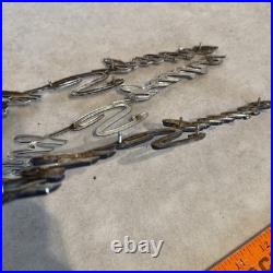 Lot 3 Vtg 1966 1967 Ford Country Squire Quarter Panel Emblem Car Logo Part