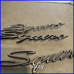 Lot 3 Vtg 1966 1967 Ford Country Squire Quarter Panel Emblem Car Logo Part